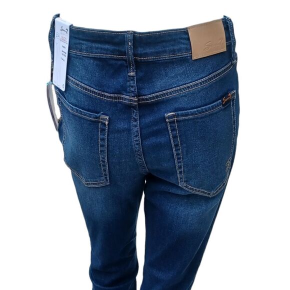 90031...Seven7 Flare Jeans Size 10, W30", 31"Inseam 10"Rise - Picture 4 of 6